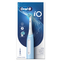 Oral-B iO 3 Blue, Elektrický Zubní Kartáček, Design Braun
