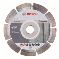 Diamantový segmentový řezný kotouč Bosch Standard for Concrete ø 150x22,23 mm