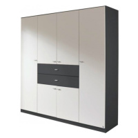 Sconto Šatní skříň LORELEI II dub sonoma/alpská bílá, šířka 181 cm