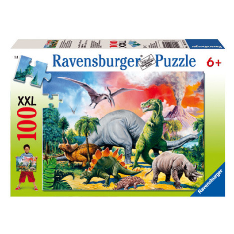 RAVENSBURGER - Mezi Dinosaury 100 Xxl