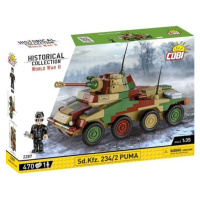 COBI 2287 Historická sbírka WWII Sd.Kfz. 234/2 Puma - německý těžký obrněný automobil, 470 koste