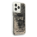 Karl Lagerfeld KLHCP13LLGGKBK hard silikonové pouzdro iPhone 13 / 13 Pro 6.1" black Liquid Glitt