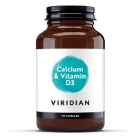 Viridian High Potency Calcium & D3 - Vápník s vitamínem D3 90 kapslí