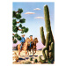 Ilustrace Cowboys in the desert, CSA Images, 26.7 × 40 cm