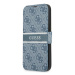 Guess GUBKP13S4GDBL knížkové pouzdro iPhone 13 Mini 5.4" blue book 4G Stripe