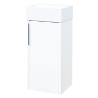 MEREO Vigo, koupelnová skříňka s keramickým umývátkem, 33 cm, bílá CN350