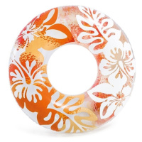 Intex 59251 kruh plovací květiny 91cm oranžový