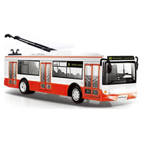 Rappa Trolejbus hlásící zastávky česky s funkčními dveřmi 28 cm