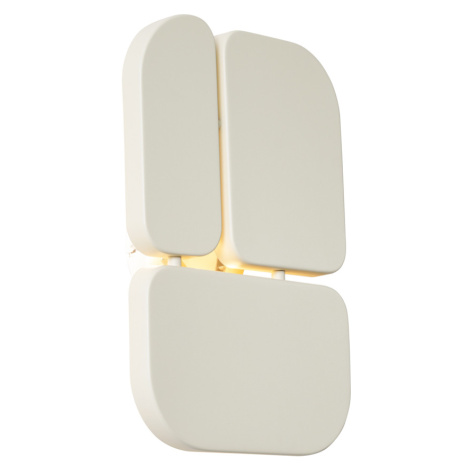 Designová nástěnná lampa béžová 3-světla - Planes QAZQA