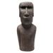 KARE Design Soška Hlava Moai Velikonoční ostrovy 59cm