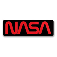 Hybris Production AB Samolepka NASA Worm Logo 10 cm