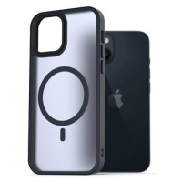 AlzaGuard Matte Case Compatible with MagSafe pro iPhone 14 tmavě modrý