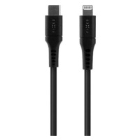 FIXED Cable USB-C/Lightning a podporou PD 0.5m certifikace MFi Liquid silicone černý