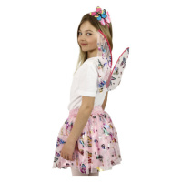 Dětský kostým TUTU sukně - motýl s čelenkou a křídly
