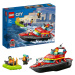 LEGO® Hasičská záchranná loď a člun