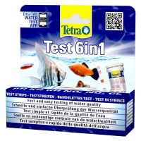 TetraTest 6 v 1 proužky k testu vody - 25 testovacích proužků