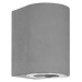 NOVA LUCE venkovní nástěnné svítidlo LIDO šedý beton skleněný difuzor GU10 1x7W IP65 100-240V be