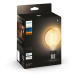 Philips HUE white LED Filament žárovka E27 G93 7W 550lm 2100K IP20, stmívatelná