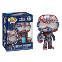 Funko POP! Artist Series Marvel Captain America with Pop Protector (33)