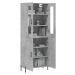 vidaXL Skříň highboard betonově šedá 69,5x34x180 cm kompozitní dřevo