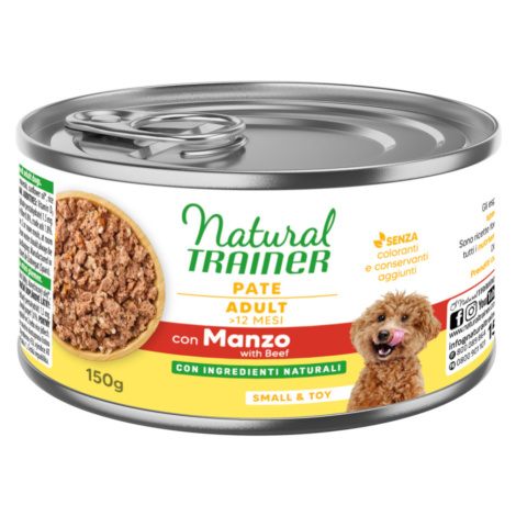 Natural Trainer Pate Small & Toy Adult 6 x 150 g - hovězí