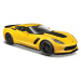 Maisto 2015 Corvette Z06, žlutá, 1 : 24