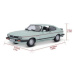 Bburago 1:24 Plus Ford Capri 1982 light green