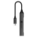 CONNECT IT USB-C hub, (1xUSB-A 3.0, 3xUSB-A 2.0), externí antracitový CHU-5050-AN