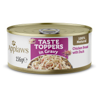 Applaws Taste Toppers 6 x 156 g - 50% sleva - kuřecí s kachním omáčka