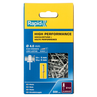 Nýty hliníkové Rapid High Performance 4×12 mm 500 ks