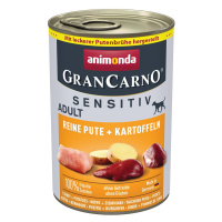 Animonda GranCarno Sensitiv čisté krůtí maso s bramborami 24x400g