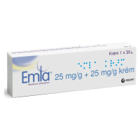 Emla 25 mg/g + 25 mg/g krém 30 g