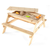 PLUM® Dřevěný piknikový stůl 2v1