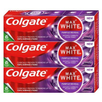 COLGATE Max White Purple Reveal 3x 75 ml