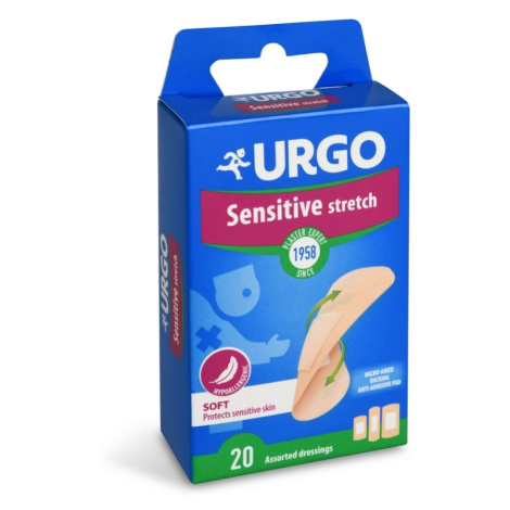 URGO Sensitive citlivá pokožka náplast 20 kusů