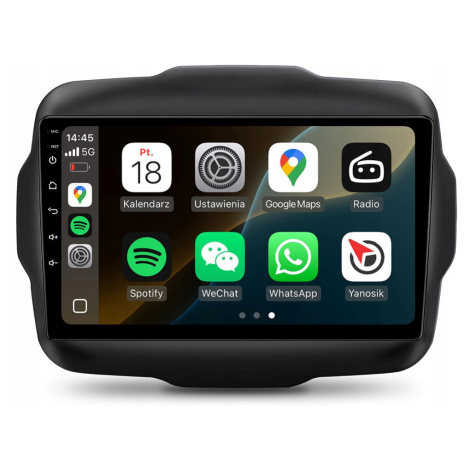 Jeep Renegade Nejnovější Android Carplay Rádio Navigace