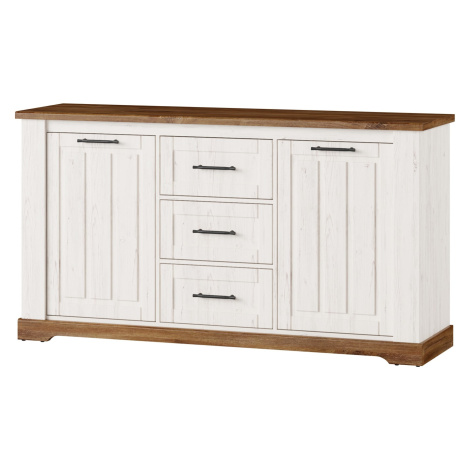 Szynaka Komoda Country 45 163 cm dub Stirling/borovice Andersen