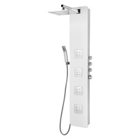 SPIRIT SQUARE termostatický sprchový panel nástěnný, 250x1550mm, bílá 81151