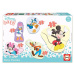 EDUCA Baby puzzle Mickey a přátelé 5v1 (3-5 dílků)