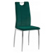 Tempo Kondela Jídelní židle OLIVA NEW - smaragdová /chrom + kupón KONDELA10 na okamžitou slevu 3