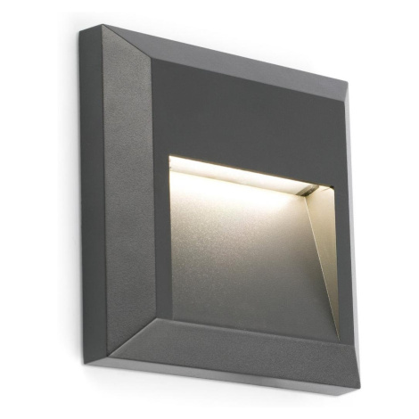 FARO 70655 GRANT C nástěnná lampa, tmavě šedá - FARO