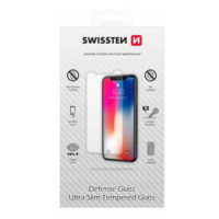 Ochranné temperované sklo Swissten, pro Apple iPhone SE 2020, černá, case friendly and color fra