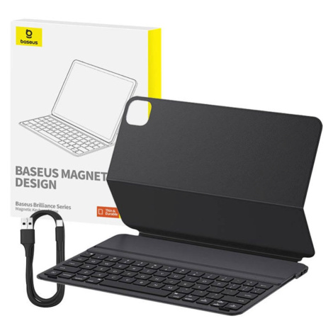 Baseus Magnetické pouzdro s klávesnicí Baseus Brilliance pro Pad Pro12,9" (černé)