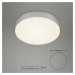 BRILONER LED stropní svítidlo, pr. 21,2 cm, 16 W, stříbrná BRI 7065-014