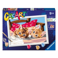 Ravensburger 20194 creart dvě mazlivá koťata