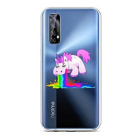 TopQ Realme 7 silikon Rainbow Splash 62087