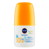 Nivea SUN Sensitive OF50+ dětské opalovací mléko roll-on 50 ml