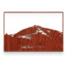 FK Dřevěná nástěnná dekorace - Hora SNĚŽKA Velikost: L (600 x 400 mm), Moření: Mahagon