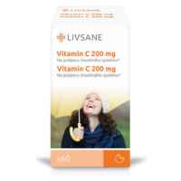 LIVSANE Vitamin C 200mg CZ tablety 60ks