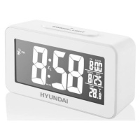 Budík Hyundai AC 321 W / LCD displej / -10 °C do +50 °C / čas řízen rádiovým signálem DCF 77 / b